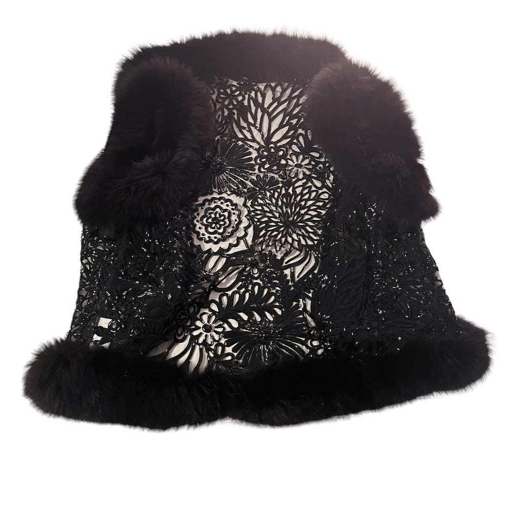 Naeem khan fox fur beaded vest - Picture 13 of 13